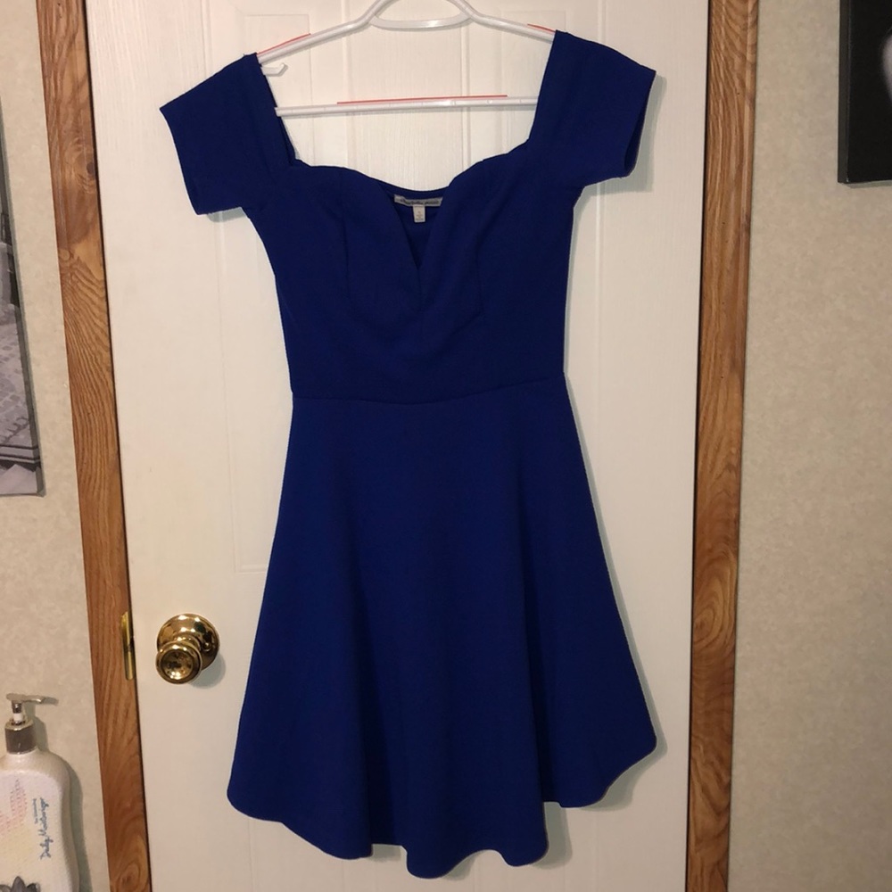 Royal blue dress